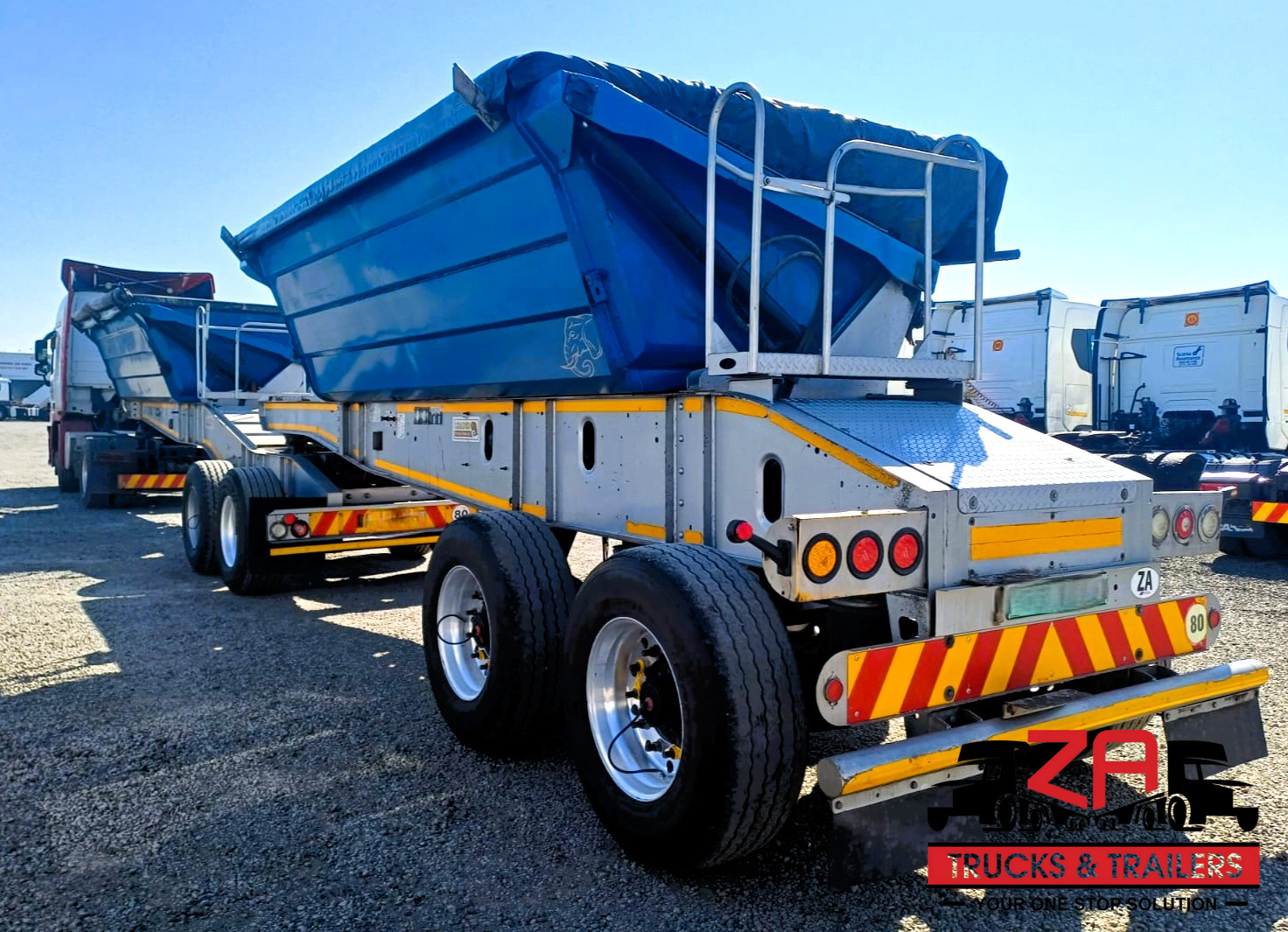 2021 LEADER 20 CUBE SIDE TIPPER TRAILER #53347